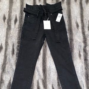 Kancan high rise paper bag jeans